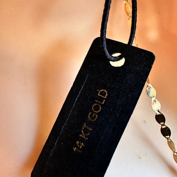 14KT GOLD CHAIN GOLDEN CLEF/ ITALY - Picture 6 of 10